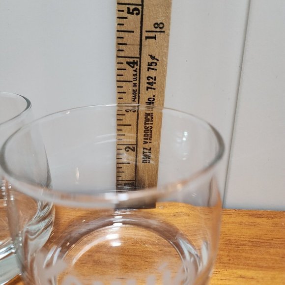 2) Kahlua Collectors Lowball Rock Cocktail Tumbler 3" barware glass 12 oz - Picture 10 of 11